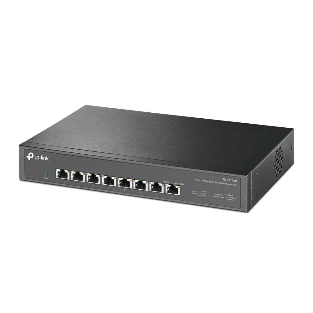TP-Link 8-Port 10G Desktop/Rackmount Switch TP-Link 8-Port 10G Desktop/Rackmount Switch