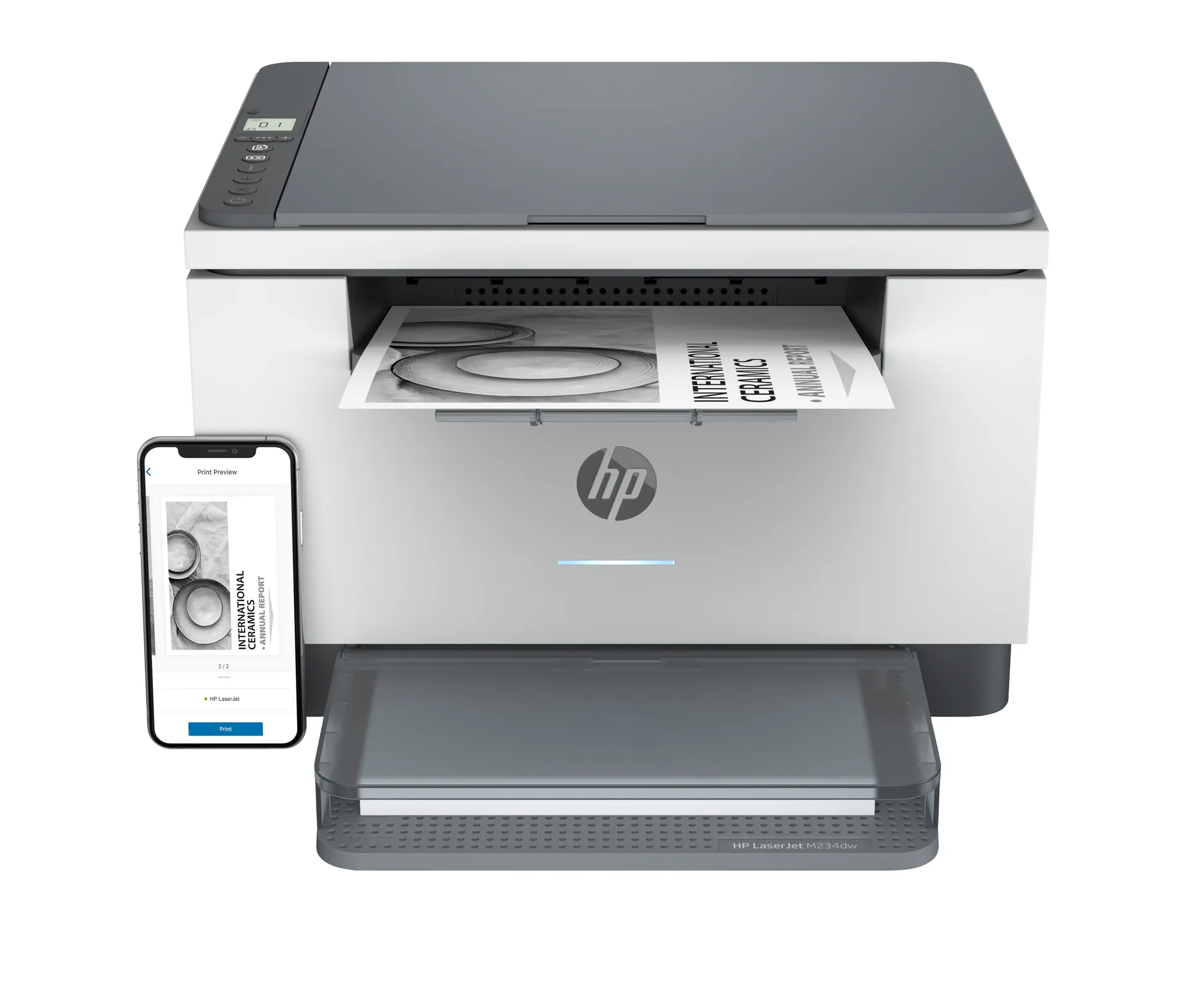 HP LaserJet M234dw Wireless Multifunction Schwarzweiß Drucker, Kopierer, Scanner; Duplex – Bild 2