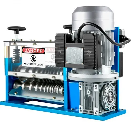 VEVOR Elektrische Abisoliermaschine, 370 W, 1,5 mm-38 mm, Kabelabisoliermaschine, Kabel Abisolierwerkzeug, 11 Kanäle 10 Klingen zum Recycling von Kupferdrähten/Entfernen, Isolierung aus Kunststoff – Bild 10