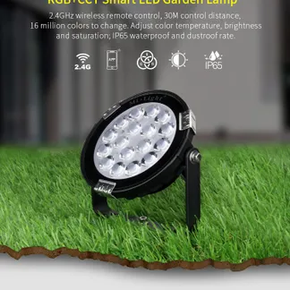 MiBoxer FUTC01 LED Garten Lampe 9W RGB-WW (RGB-CCT) mit Funk und WLAN IP65 24V MiBoxer FUTC01 LED Garten Lampe 9W RGB-WW (RGB-CCT) mit Funk und WLAN IP65 24V