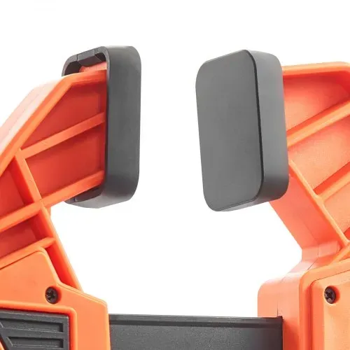 VEVOR Stangenklemmen für Holzbearbeitung 2 Stk. 30,48 cm Öffnung, Quick-Grip F-Klemme mit 154 kg Belastungsgrenze, 84,6 mm Tiefe, Kunststoff & Karbonstahl, Metallbearbeitung Orange + Schwarz – Bild 9