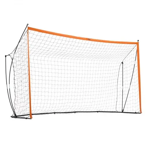 VEVOR Tragbares Fußballtor Soccertor Fußballnetz 3,66 x 1,83 m für den Garten, Übungsfußballnetz Trainingstor-Set mit Stahl-Glasfaserstruktur, Allwetter-Fußballtore mit Tragetasche, Orange – Bild 9