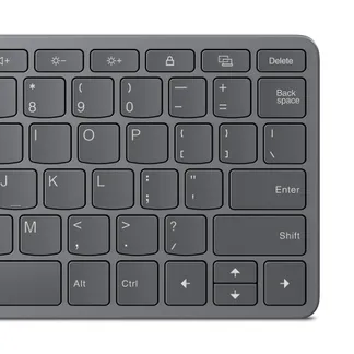 Lenovo Multi-Device Wireless Keyboard Deutsch USB Typ-C Grau Lenovo Multi-Device Wireless Keyboard Deutsch USB Typ-C Grau