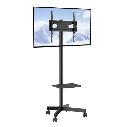 VEVOR TV Ständer mit Rollen Universal 1430–1538 mm Höhenverstellbar, 100 x 100 mm / 400 x 400 mm, 39,9 kg Belastbarer Bodenständer Standfuß Passend für 58,42-152,4 cm Fernsehen, TV-Halterung VEVOR TV Ständer mit Rollen Universal 1430–1538 mm Höhenverstellbar, 100 x 100 mm / 400 x 400 mm, 39,9 kg Belastbarer Bodenständer Standfuß Passend für 58,42-152,4 cm Fernsehen, TV-Halterung