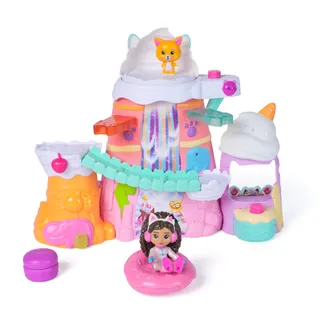 Gabby’s Dollhouse DREAMWORKS : DER FILM – Zuckerguss-Gebirge Spielset, 12-teiliges Spielset mit Gabby Figur, Leopold & Puppenhaus-Zubehör Gabby’s Dollhouse DREAMWORKS : DER FILM – Zuckerguss-Gebirge Spielset, 12-teiliges Spielset mit Gabby Figur, Leopold & Puppenhaus-Zubehör