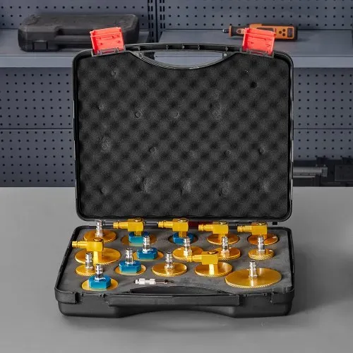 VEVOR Brake Master Entlüfterset 17-teilig professionelles Bremsentlüfter-Adapterset mit komplettem Set und Griff, langlebiger Bremsentlüfteradapter zum Befüllen der Bremsflüssigkeit – Bild 7