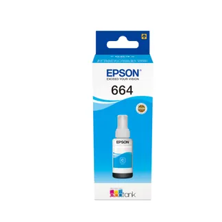 Epson 664 Ecotank Cyan ink bottle (70ml) Epson 664 Ecotank Cyan ink bottle (70ml)