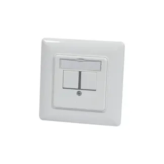 Keystone, Modulträger, UP Dosen für 2xTP-Modul, Reinweiss, 180Grad, Synergy 21, Keystone, Modulträger, UP Dosen für 2xTP-Modul, Reinweiss, 180Grad, Synergy 21,