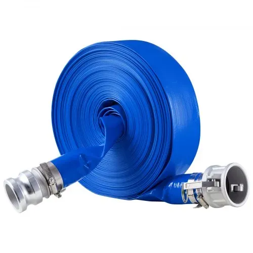 VEVOR Flachschlauch, 50,8 mm x 30 m, PVC-Abwasserschlauch, mit Klemmen, Camlock, Aluminiumbeschlägen, passend für verschiedene Pumpen, zur Abwasseraufbereitung, Wassertransport und weiteren Zwecken – Bild 9