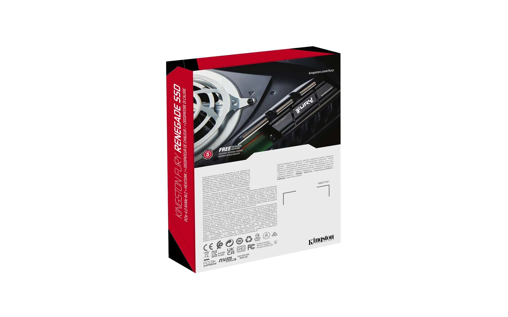 Kingston Technology 2000G RENEGADE PCIe 4.0 NVMe SSD W/ HEATSINK – Bild 5