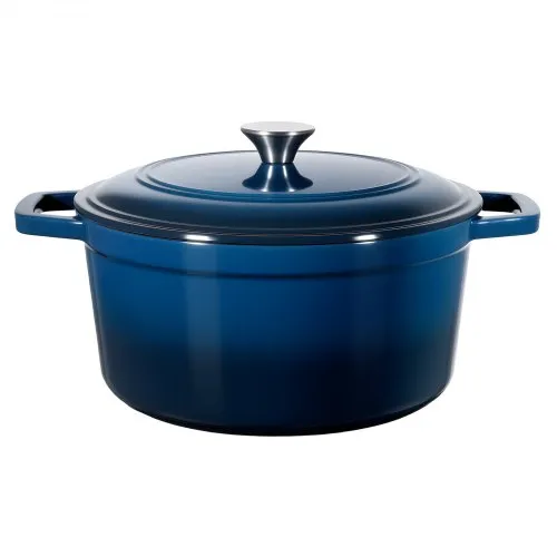 VEVOR Schmortopf aus emailliertem Gusseisen, 5,68 L Dutch Oven zum Backen von Sauerteigbrot, robuster Kochtopf mit Deckel & 2 Griffen, geeignet bis 260 °C, Brottopf Eintopf zum Kochen und Braten VEVOR Schmortopf aus emailliertem Gusseisen, 5,68 L Dutch Oven zum Backen von Sauerteigbrot, robuster Kochtopf mit Deckel & 2 Griffen, geeignet bis 260 °C, Brottopf Eintopf zum Kochen und Braten