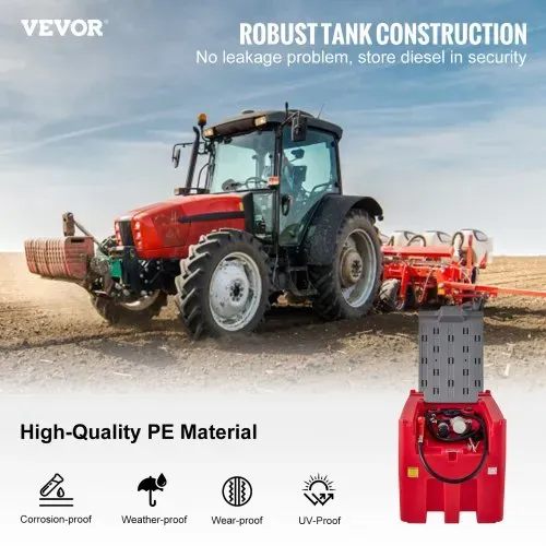 VEVOR Tragbarer Dieseltank 439,11 L Mobile Tankanlage Rot Mobile Dieseltankstelle 140 W Tankstation Dieseltank 2600 U/min Transporttank 12 V VEVOR Tragbarer Dieseltank 439,11 L Mobile Tankanlage Rot Mobile Dieseltankstelle 140 W Tankstation Dieseltank 2600 U/min Transporttank 12 V