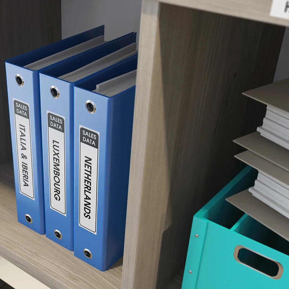 Brother DK-22210 Etiketten erstellendes Band Schwarz auf weiss – Bild 3