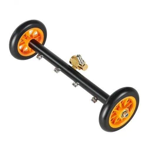 VEVOR 415 mm Hochdruckreiniger-Unterbodenreiniger, Edelstahl-Oberflächenreiniger, 4000 Max PSI, Winkeleinstellungsgetriebe, 4 Sprühdüsen, 2 verlängerte Stäbe für Auffahrt, Terrasse, Deck – Bild 9