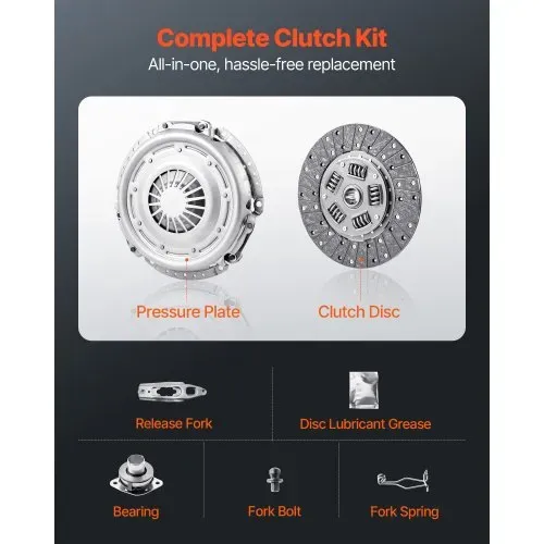 VEVOR Kupplungssatz mit Druckplatte Kupplungssatz, OEM-Ersatz-Getriebekupplungssatz, kompatibel mit 2004–2006 Smart FORFOUR (75 PS), 2005–2006 FORFOUR (64 PS), 2007 FORTWO Cabrio – Bild 2