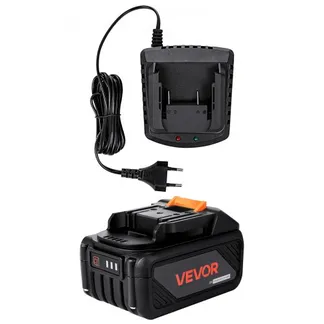 VEVOR 20 V tragbare Akku- und Ladegerät-Kombination, 4,0 Ah Lithium-Ionen-Akkupack, verlängerte Laufzeit, kompatibel mit Serienwerkzeugen, zum Austauschen und schnellen Aufladen VEVOR 20 V tragbare Akku- und Ladegerät-Kombination, 4,0 Ah Lithium-Ionen-Akkupack, verlängerte Laufzeit, kompatibel mit Serienwerkzeugen, zum Austauschen und schnellen Aufladen