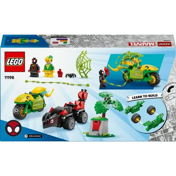 11198 Marvel Spidey und seine Super-Freunde Actionspaß mit Spin und Electro in ihren Dino-Flitzern, Konstruktionsspielzeug – Bild 7