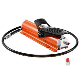 VEVOR 10.000 PSI Lufthydraulikpumpe, 0,69 L Behälter, NPT 3/8 Zoll Auslass, NPT 1/4 Zoll Einlass, luftbetätigte Fußpumpe mit Metallgehäuse, für Präzisionsindustriemaschinen und Luft- & Raumfahrtgeräte VEVOR 10.000 PSI Lufthydraulikpumpe, 0,69 L Behälter, NPT 3/8 Zoll Auslass, NPT 1/4 Zoll Einlass, luftbetätigte Fußpumpe mit Metallgehäuse, für Präzisionsindustriemaschinen und Luft- & Raumfahrtgeräte
