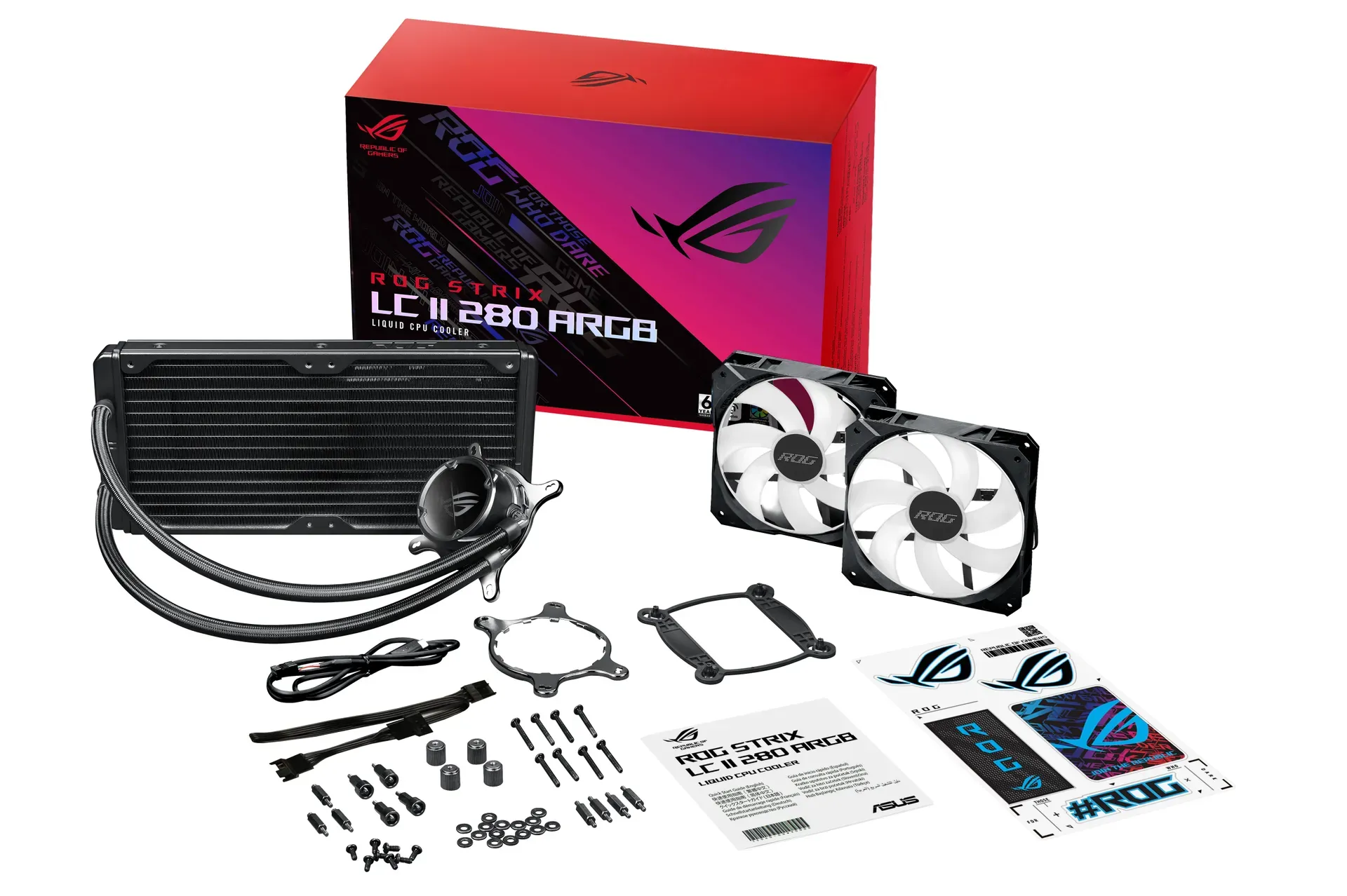 ASUS ROG STRIX LC II 280 ARGB Prozessor All-in-One-Flüssigkeitskühler 14 cm Schwarz 1 Stück(e) – Bild 5