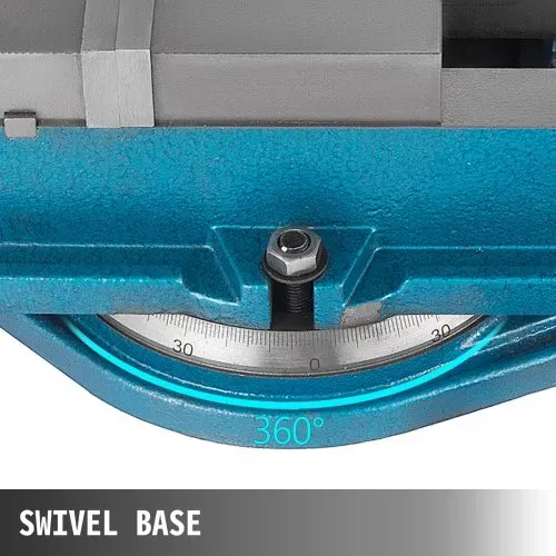 VEVOR Schraubzwingen-Schraubstock 100 mm, Tischschraubstock 100 mm, Werkbankklemmen 16 kg, Metall Professionelle Gusseisen Schraubstock für Säulenbohrer Breite Backen – Bild 3