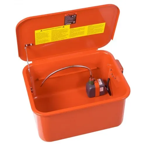 VEVOR Teilewaschgerät Teilewaschanlage für Autoteile 19 L, 13 L Lösungsmittelkapazität, Teilewaschbecken mit Elektrischer Pumpe für Radlager Zahnräder Vergaser 1,5 L/min Ausstoßmenge Teilewäscher – Bild 9