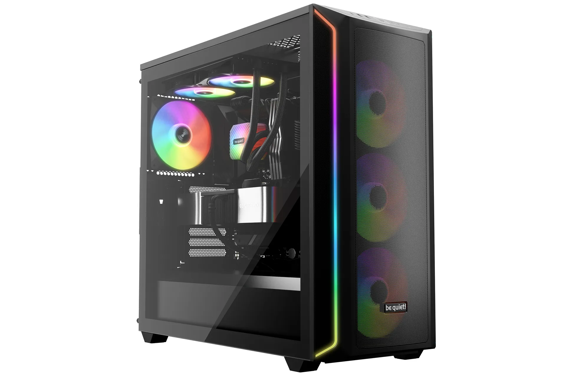 be quiet! LIGHT WINGS LX 120mm PWM High Speed 3-Pack Black Computergehäuse Ventilator 12 cm Schwarz 3 Stück(e) – Bild 2