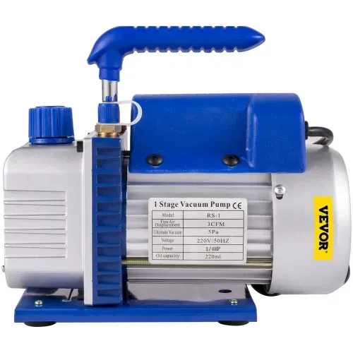 VEVOR 3CFM Vakuumpumpe,1/4HP Vakuumpumpe Unterdruckpumpe, 220 V Unterdruckpumpe Vakuumgeräte Pumpe, 50HZ Unterdruckpumpe Vakuumgeräte Pumpe – Bild 8