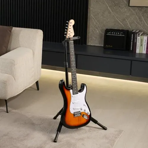 VEVOR Gitarrenständer Gitarrenstativ Gestell höhenverstellbar 900-1200 mm – Bild 7