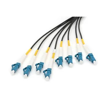 Glasfaser Universal Breakout Kabel, Duplex, LC/UPC Stecker, Singlemode OS2 Glasfaser Universal Breakout Kabel, Duplex, LC/UPC Stecker, Singlemode OS2