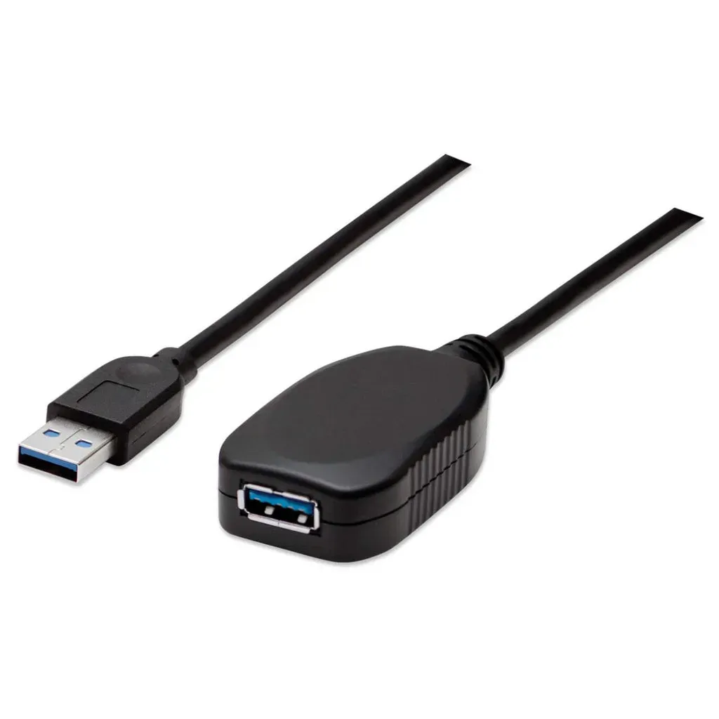 Manhattan SuperSpeed USB 3.0 Repeater Kabel, A-Stecker / A-Buchse, 5 m Manhattan SuperSpeed USB 3.0 Repeater Kabel, A-Stecker / A-Buchse, 5 m