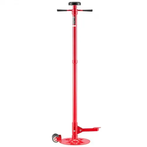 VEVOR Unterhub-Stützständer 1 t Rollbar, Höhenverstellbarer (1320–2033 mm) Wagenheberständer mit Kugelgelagertem Drehgriff & Pedal, zur Unterstützung von Fahrzeugkomponenten Autoreparatur – Bild 8