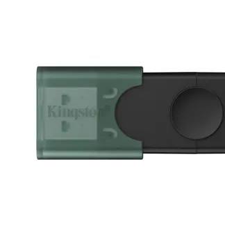 Kingston Technology DataTraveler DuoG2 USB-Stick 128 GB USB Type-A / USB Type-C 3.2 Gen 1 (3.1 Gen 1) Schwarz, Grün Kingston Technology DataTraveler DuoG2 USB-Stick 128 GB USB Type-A / USB Type-C 3.2 Gen 1 (3.1 Gen 1) Schwarz, Grün