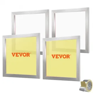 VEVOR 4 Stk. Aluminiumlegierung Siebrahmen Siebdruckpresse 50,8 x 50,8 cm, Siebdruckmaschine Zubehör 110 Mesh, Säureresistenz & nicht Verformbar für Kissenbezügen, Stoffen, Papier, Kopierpapier usw. VEVOR 4 Stk. Aluminiumlegierung Siebrahmen Siebdruckpresse 50,8 x 50,8 cm, Siebdruckmaschine Zubehör 110 Mesh, Säureresistenz & nicht Verformbar für Kissenbezügen, Stoffen, Papier, Kopierpapier usw.