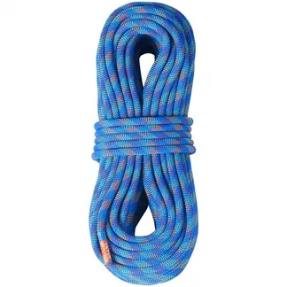 VEVOR 10,2 mm dynamisches Kletterseil, 40 m (131 Fuß) Outdoor-Kletterseil, 25 kN Bruchspannung, dehnbares Faserseil mit Stahlkarabinerhaken für Flucht, Abseilen, Brandrettung, Blau VEVOR 10,2 mm dynamisches Kletterseil, 40 m (131 Fuß) Outdoor-Kletterseil, 25 kN Bruchspannung, dehnbares Faserseil mit Stahlkarabinerhaken für Flucht, Abseilen, Brandrettung, Blau
