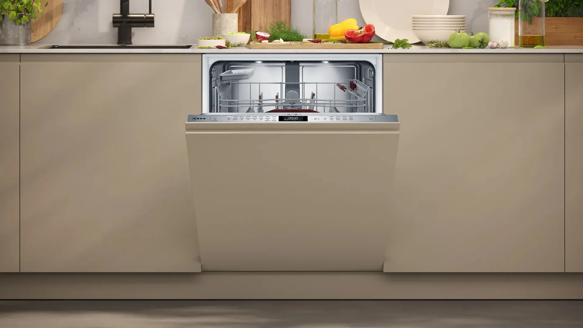 Neff S257EAX00E Spülmaschine Voll integriert 13 Maßgedecke B – Bild 2