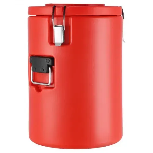 VEVOR Heiß- und Kaltgetränkespender Getränkespender 6 L, Edelstahl Heiß- und Kaltwasserbrunnen Großer Getränkespender mit Zapfen für Kaffee, Kalte Milch, Wasser, Saft usw. Isolierkanne Rund – Bild 8