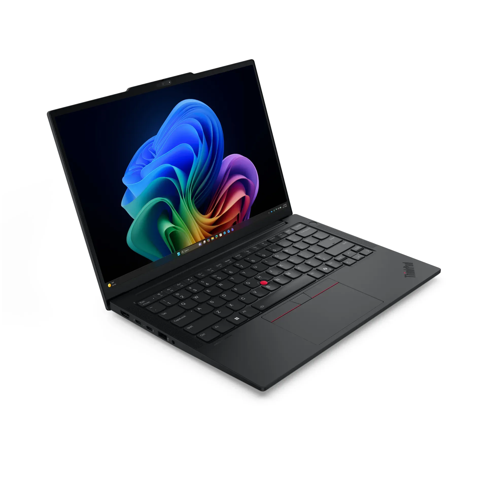 Lenovo ThinkPad E14 Gen 8 (AMD) Copilot+ PC AMD Ryzen AI 7 345 Laptop 35,6 cm (14") WUXGA 32 GB DDR5-SDRAM 1 TB SSD Wi-Fi 7 (802.11be) Windows 11 Pro Deutsch Schwarz – Bild 3