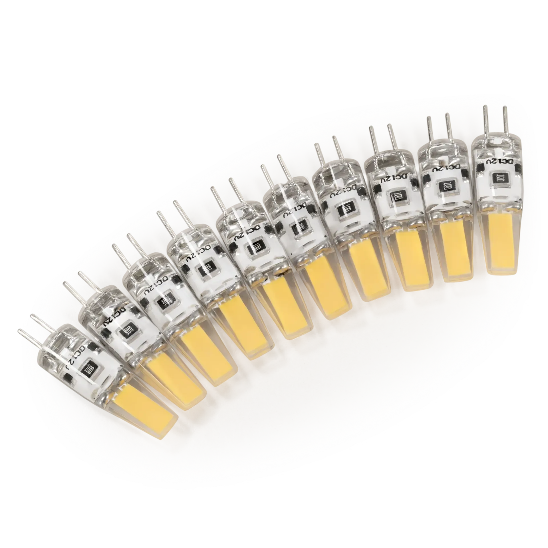 LED-Stiftsockellampe McShine “Silicia COB“, G4, 1,5W, 200lm, warmweiß, 10er-Pack LED-Stiftsockellampe McShine “Silicia COB“, G4, 1,5W, 200lm, warmweiß, 10er-Pack