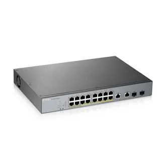 Zyxel GS1350-18HP-EU0101F Netzwerk-Switch Managed L2 Gigabit Ethernet (10/100/1000) Power over Ethernet (PoE) Grau Zyxel GS1350-18HP-EU0101F Netzwerk-Switch Managed L2 Gigabit Ethernet (10/100/1000) Power over Ethernet (PoE) Grau