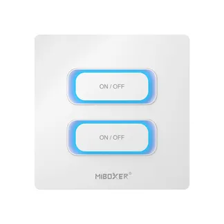 Synergy 21 LED Fernbedienung 2 Gang Smart Switch Wifi + 2,4GHz Bewegungssensor + Dimm *Milight/Miboxer* (w) Synergy 21 LED Fernbedienung 2 Gang Smart Switch Wifi + 2,4GHz Bewegungssensor + Dimm *Milight/Miboxer* (w)