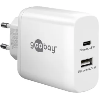 USB-C Dual-Schnellladegerät, PD, GaN, 65 Watt USB-C Dual-Schnellladegerät, PD, GaN, 65 Watt