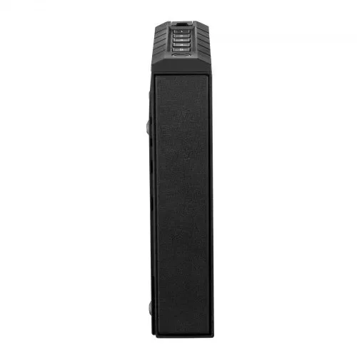 VEVOR Waffentresor Pistolentresor mit Fingerabdruck/Passwort(Fünfstellig)/Schlüssel, Waffensafe Waffenkofferbox mit Beleuchtung für 1 Pistole & Magazin, 23 x 7 x 32 cm Waffenbox für Nachttisch – Bild 9