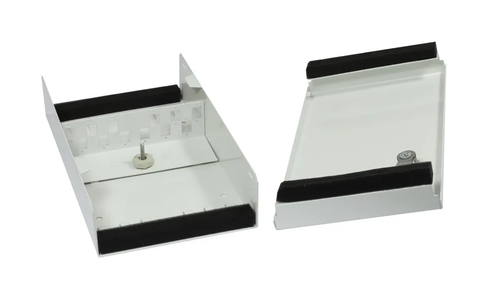 LWL-Wandverteiler Mini(Aufputz), für LC/SC, B150/H265/T55mm, ohne Kupplungen/Spleißkassette, weiss, Synergy 21, – Bild 4