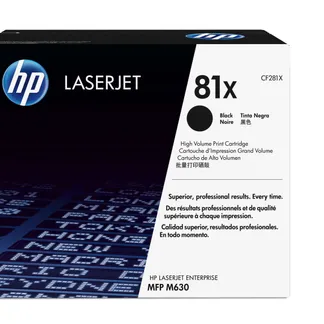 HP 81X Schwarz Original LaserJet Tonerkartusche mit hoher Reichweite HP 81X Schwarz Original LaserJet Tonerkartusche mit hoher Reichweite