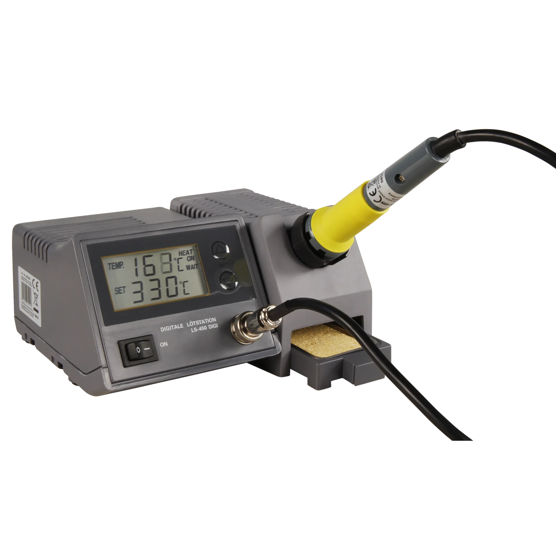 Digitale Lötstation McPower “LS-450 digi“, 230V / 50 Hz, 48W-Lötkolben, grau Digitale Lötstation McPower “LS-450 digi“, 230V / 50 Hz, 48W-Lötkolben, grau