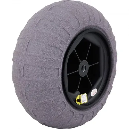 VEVOR 40,6 cm Ballonräder Reifen, TPU Strandräder Ersatz-Ballon-Sandreifen 80 kg Tragfähigkeit 2-3 PSI Niederdruck, für Kajakwagen Kanuwagen Strandwagen Gartenwagen Angelwagen – 2 Stück – Bild 10