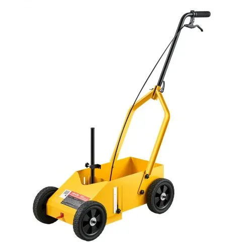 VEVOR Markierungswagen Linien-Markiergerät Linemarker 12 Spraydosen Gelb, Bodenmarkierung für Parkplatz Werkstatt Straße Einkaufszentrum Sportplatz 50–100 mm Einstellbare Linienbreite mit Adapterdüse – Bild 9