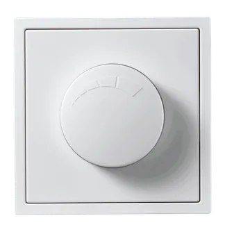 LED-Dimmer für elektronische Trafos McPower “Shallow“ 250V~/300W, weiß LED-Dimmer für elektronische Trafos McPower “Shallow“ 250V~/300W, weiß