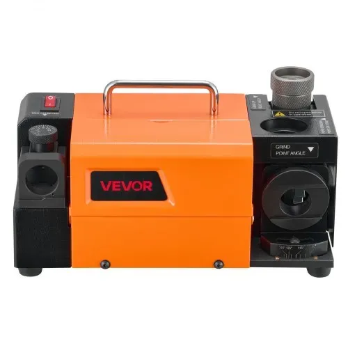 VEVOR Bohrerschleifgerät MR-13D, 3–13 mm, mit einstellbarem Freiwinkel der Schneidkante, vorderer Schneidkante & 95°–135° Spitzenwinkel, 4600 U/min, inkl. 11 Spannzangen & CBN-Schleifscheibe – Bild 9