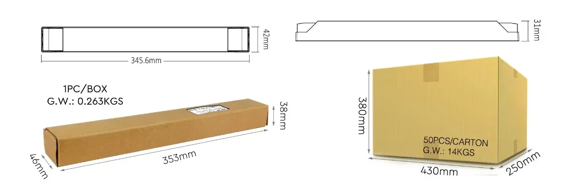MiBoxer PL1 LED light panel 620*620 zub Standardnetzteil 40W *Miboxer* – Bild 3